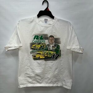 Delta Matt Kenseth T-Shirt Men’s Large Multicolor Graphic 100% Cotton